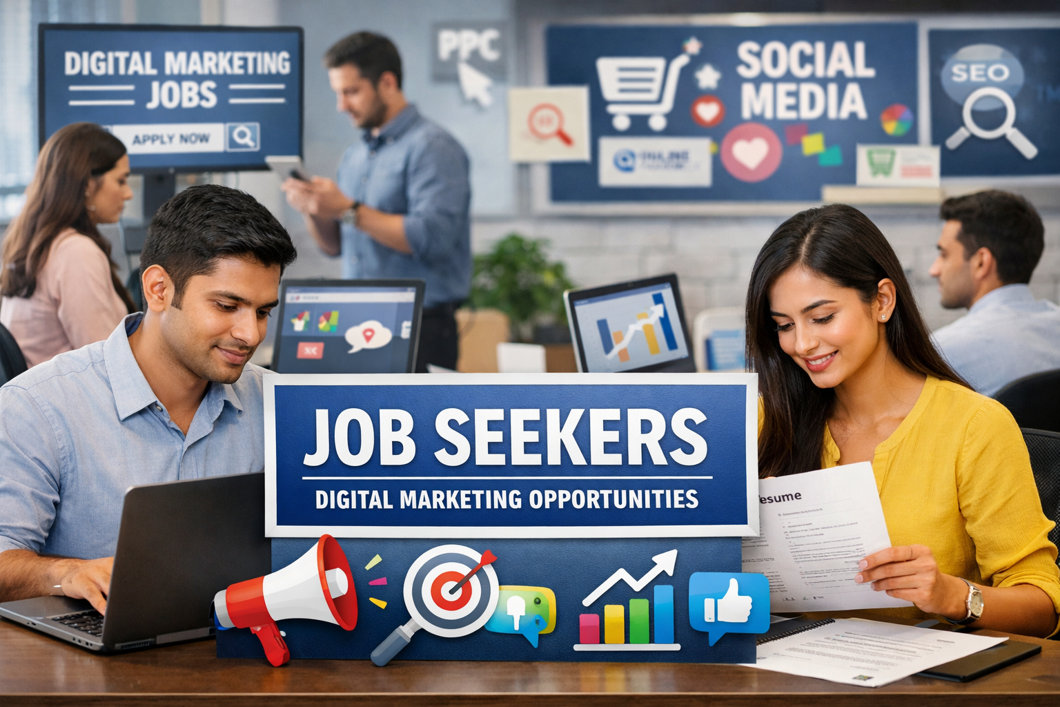 job seekers can do digital marketing - who can do digital marketing course 